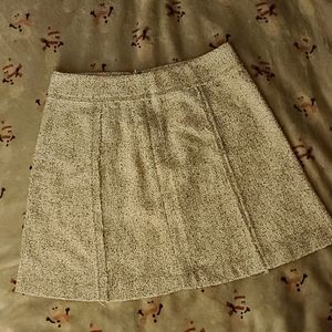 LOFT A-line Textured Skirt